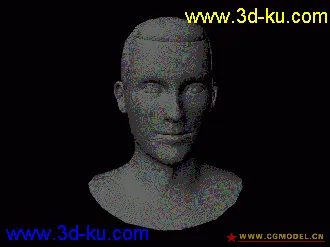 3D打印模型我做的人头，欢迎评价，指正的图片