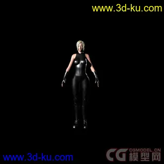 3D打印模型一个maya女性角色的图片