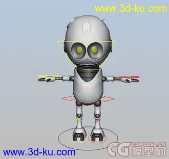 论坛模型 拿来简单绑定了下 机器人的图片