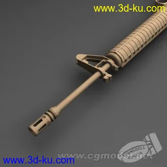 3D打印模型M-16A2步枪的图片