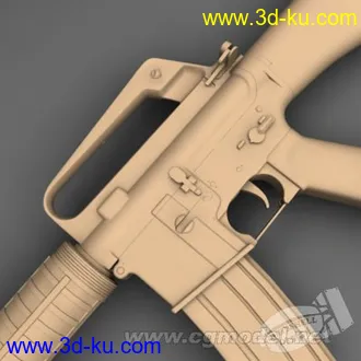 3D打印模型M-16A2步枪的图片
