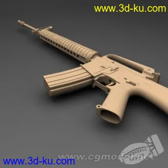 3D打印模型M-16A2步枪的图片