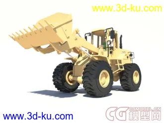 带简单绑定的装载机模型的图片
