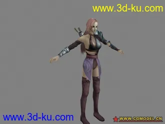 3D打印模型女性角色11个的图片