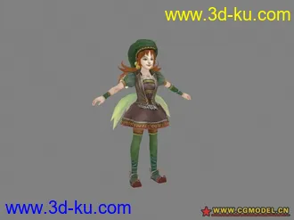 3D打印模型女性角色11个的图片