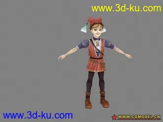 3D打印模型女性角色11个的图片
