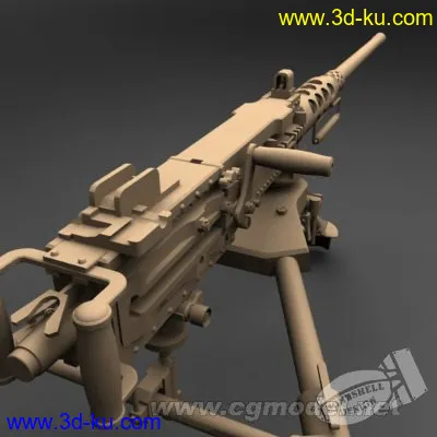 M2HB .50cal重机枪模型的图片1