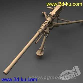 3D打印模型M2HB .50cal重机枪的图片