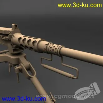 3D打印模型M2HB .50cal重机枪的图片