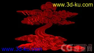 3D打印模型祥云的图片