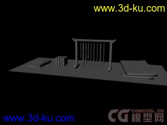 3D打印模型笔墨纸砚的图片