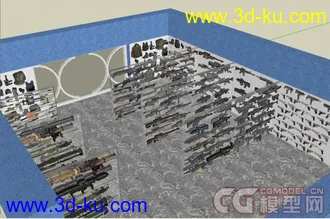 3D打印模型轻武器库的图片
