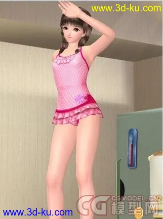3D打印模型y一个性感女孩 玲玲 需要的拿去 一个积分即可下载的图片