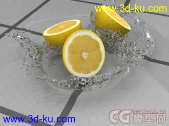 3D打印模型maya11+reaflow5打造真实柠檬效果的图片