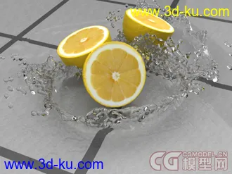 3D打印模型maya11+reaflow5打造真实柠檬效果的图片