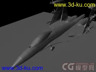 3D打印模型辽宁舰舰载机歼15的图片