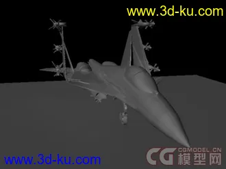 3D打印模型辽宁舰舰载机歼15的图片