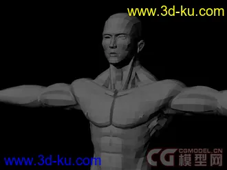 3D打印模型简单的maya男模的图片