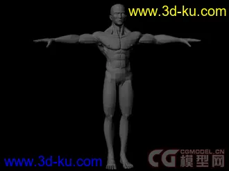3D打印模型简单的maya男模的图片