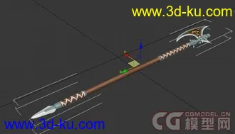 斧枪武器模型下载的图片