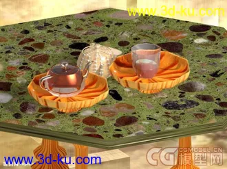3D打印模型餐具的图片