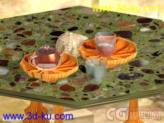 3D打印模型餐具的图片