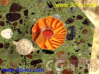 3D打印模型餐具的图片