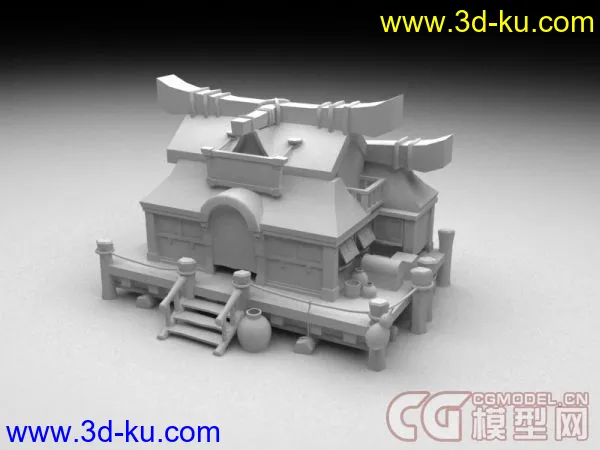 Q版简模场景模型的图片1