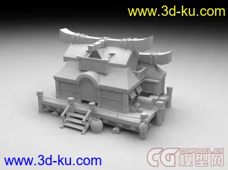 3D打印模型Q版简模场景的图片