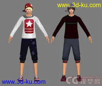 3D打印模型炫舞man时装的图片