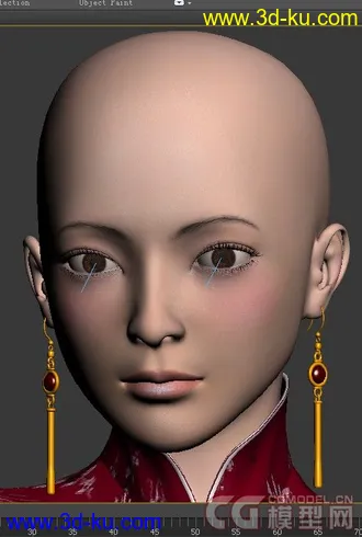 再次吐血奉献3年前制作旗袍装美女模型~~绝对超值~细致~用心~~！！的图片