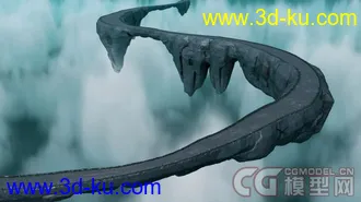 3D打印模型maya山路的图片