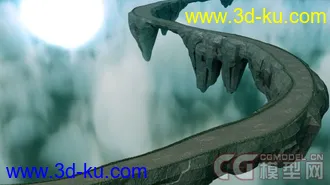 3D打印模型maya山路的图片