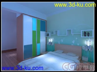 3D打印模型书房及儿童房的图片