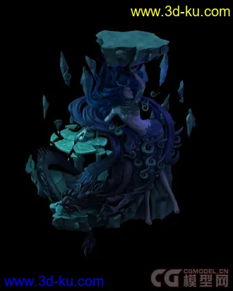 3D打印模型女娲补天的图片