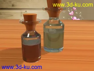3D打印模型这是自己做的作业明天就要交了。。。瓶子，做的不好的希望大家给点意见的图片