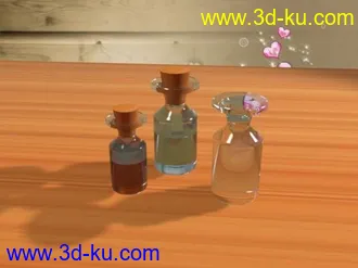 3D打印模型这是自己做的作业明天就要交了。。。瓶子，做的不好的希望大家给点意见的图片