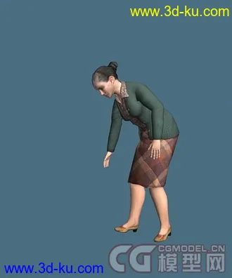 3D打印模型老人的图片