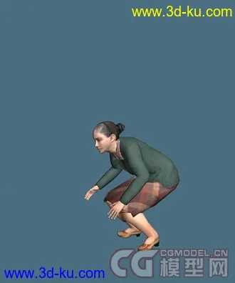 3D打印模型老人的图片