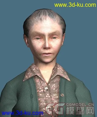 3D打印模型老人的图片