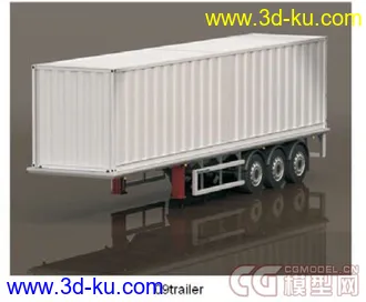 3D打印模型运输车的拖斗！大型工程3d动画必备！！！的图片