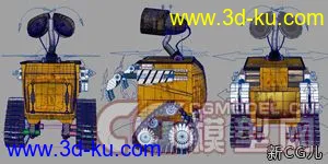 3D打印模型机器人瓦力的图片