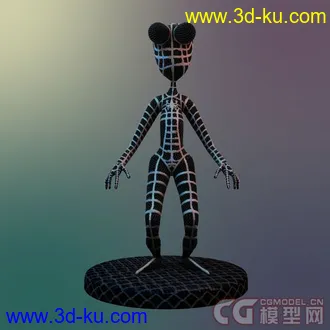 3D打印模型Zbrush和maya做的（变异蜘蛛人）的图片