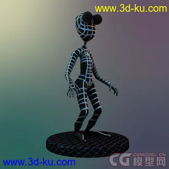 3D打印模型Zbrush和maya做的（变异蜘蛛人）的图片
