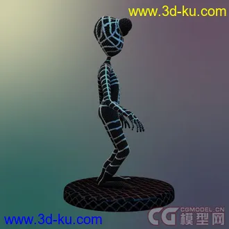 3D打印模型Zbrush和maya做的（变异蜘蛛人）的图片