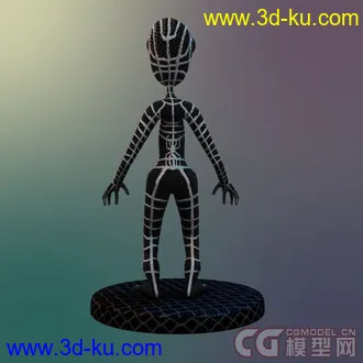 3D打印模型Zbrush和maya做的（变异蜘蛛人）的图片