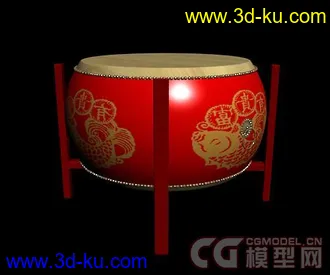 大鼓3dmax模型下载的图片