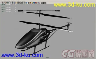 3D打印模型电动直升机的图片