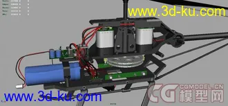 3D打印模型电动直升机的图片