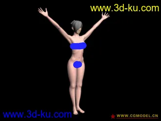 3D打印模型简单女人体的图片